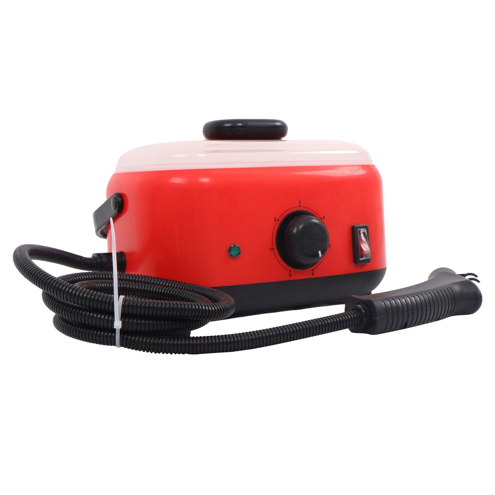 2500W Steam Cleaner 1500ml 110V Red Portable-Car Engine Degreasing&Tile Grout