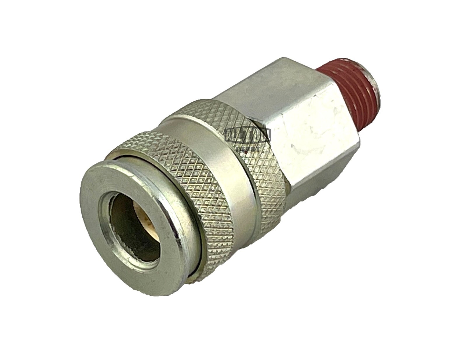 1/4″ NPT UNIVERSAL Air Hose Male Quick Connect Coupler Socket (2 Pack)