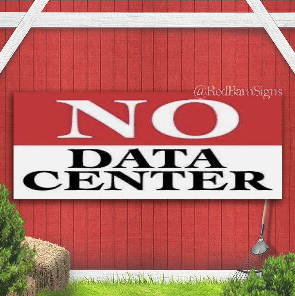 No Data Center Indoor Outdoor Banner Sign with grommets