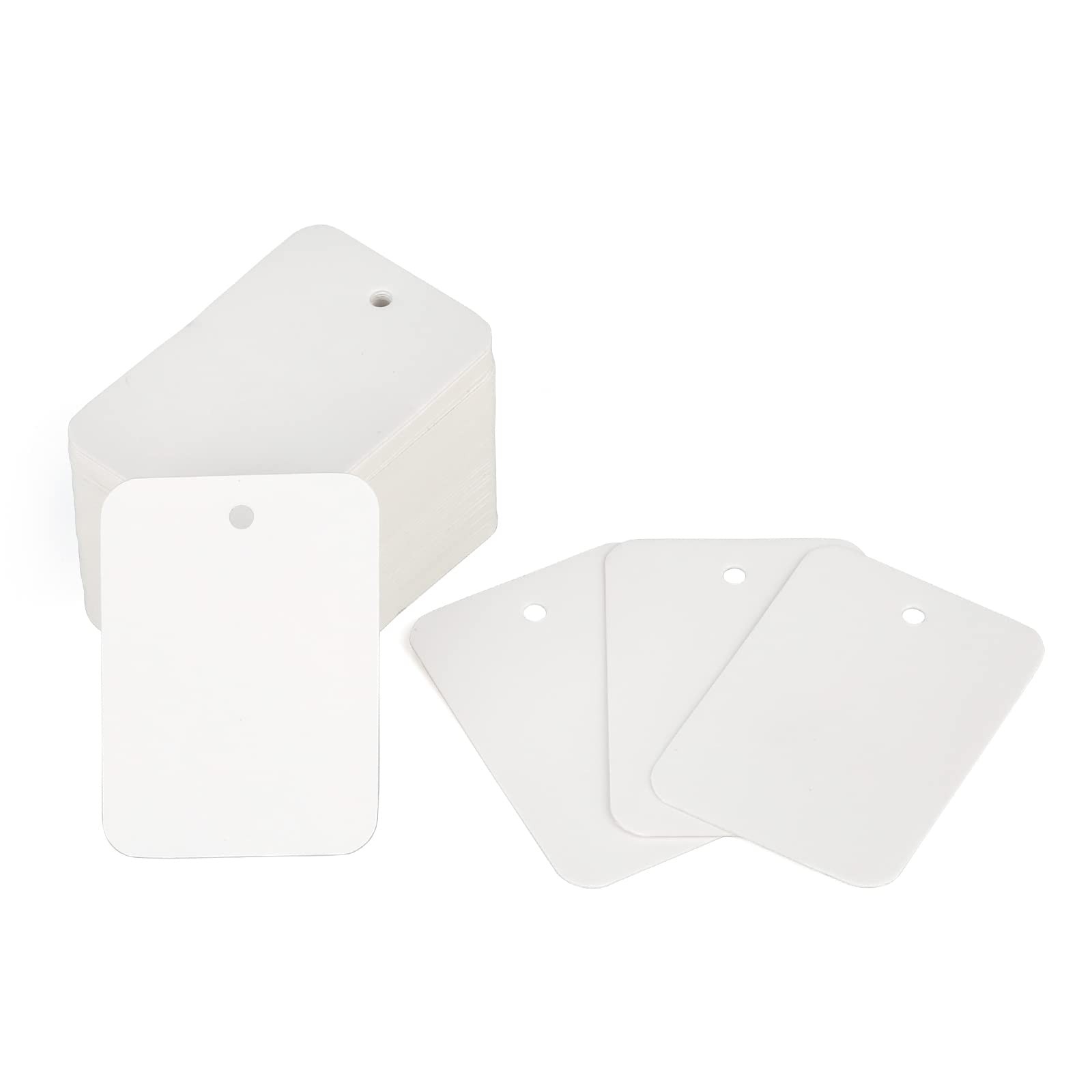 G2PLUS 1000 PCS Price Tags, 1.9 X 1.3 in 1.9″ X 1.3″, White Square Blank