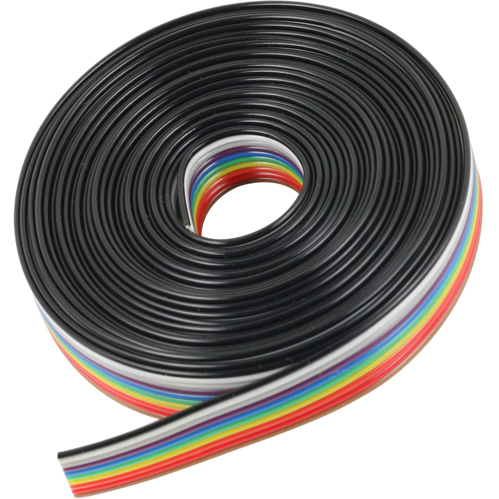 risingsaplings 10P 9.8FT 3 Meters 10 Wire 10p Colorful (9.8ft), Rainbow