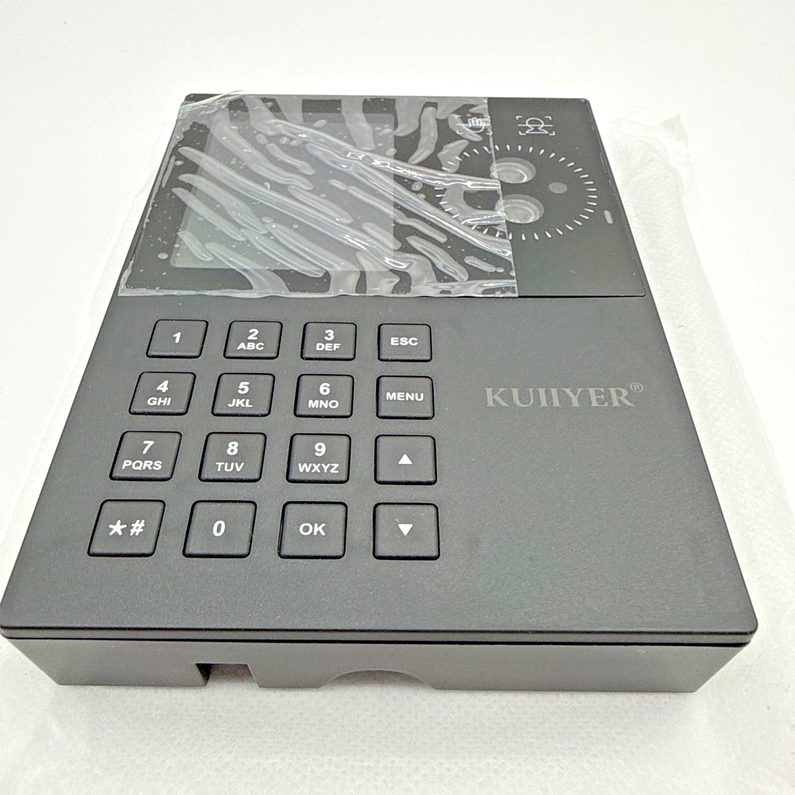 KUIIYER 3-in-1 Biometric Employee Time Clock Face Palm PIN 1000 Users USB 160K