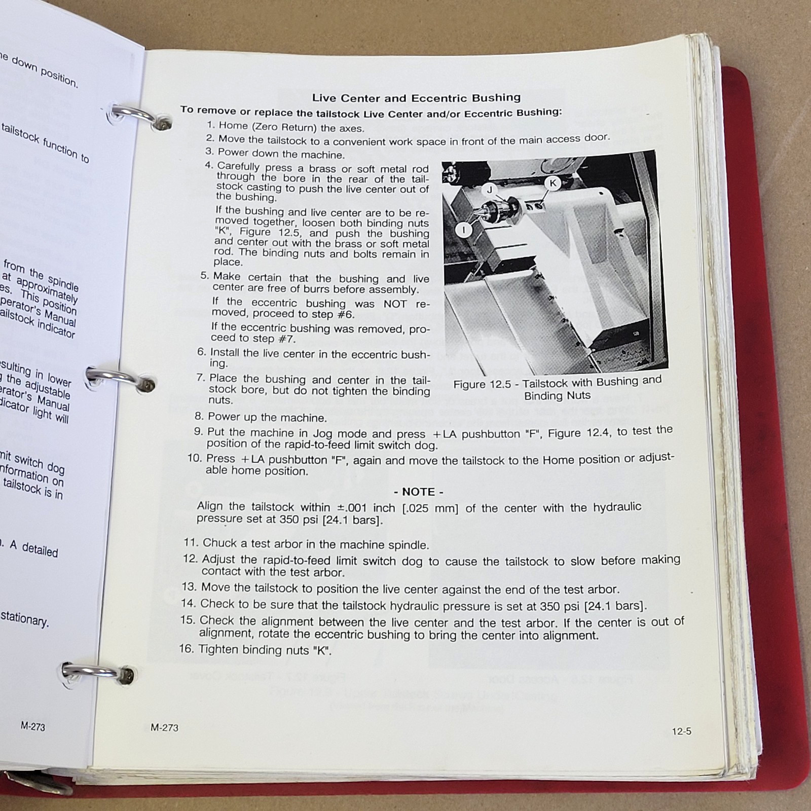 HARDINGE CONQUEST T42 T42SP CNC CHUCKER AND BAR MACHINES MAINTENANCE MANUAL