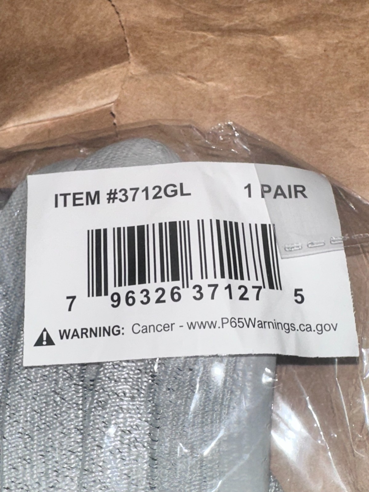 Cordova 3712GL Rival Light Gray 13-Gauge HPPE Shell Gloves 12pc A2 Industrial