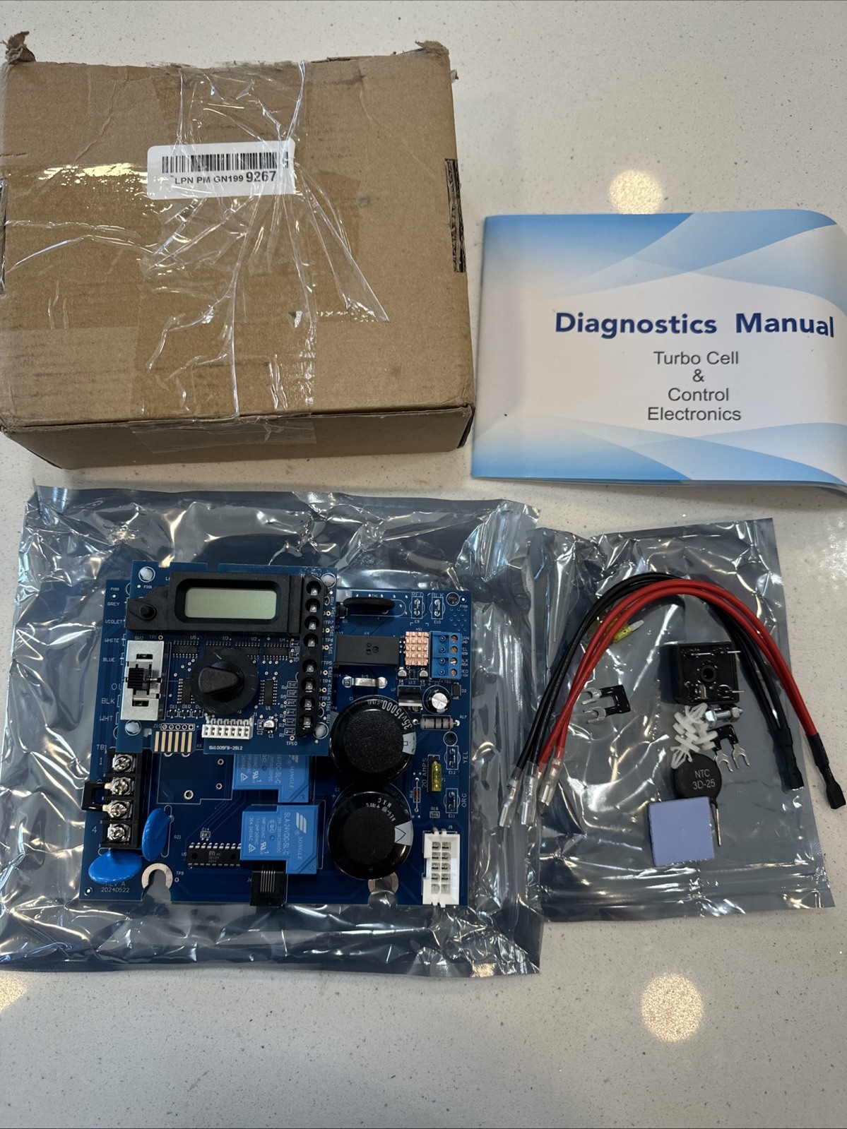 GLX-PCB-RITE GLX-PCB-DSP Aqua Rite Salt Chlorinator Control Board Tested