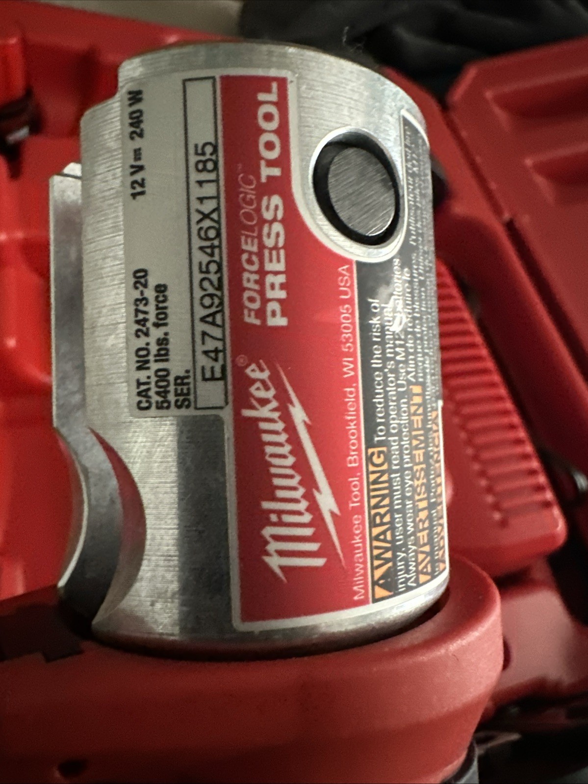 Milwaukee M12 FORCE LOGIC Press Tool Kit W/ 3 Jaws 1/2″ – 1″