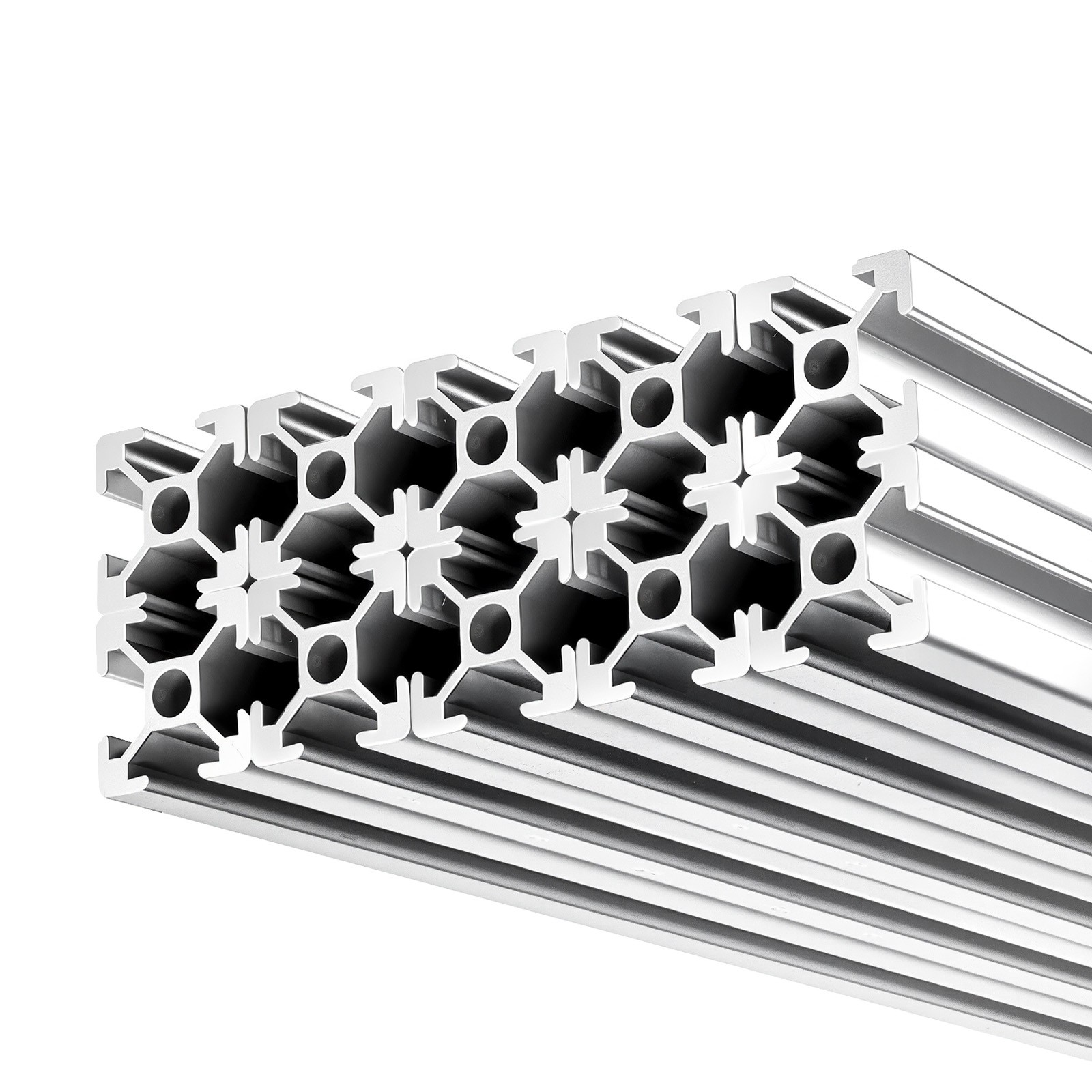 VEVOR 10PCS 2020 Aluminum Extrusion 48″ 1220 mm T Slot Anodized Linear Rail