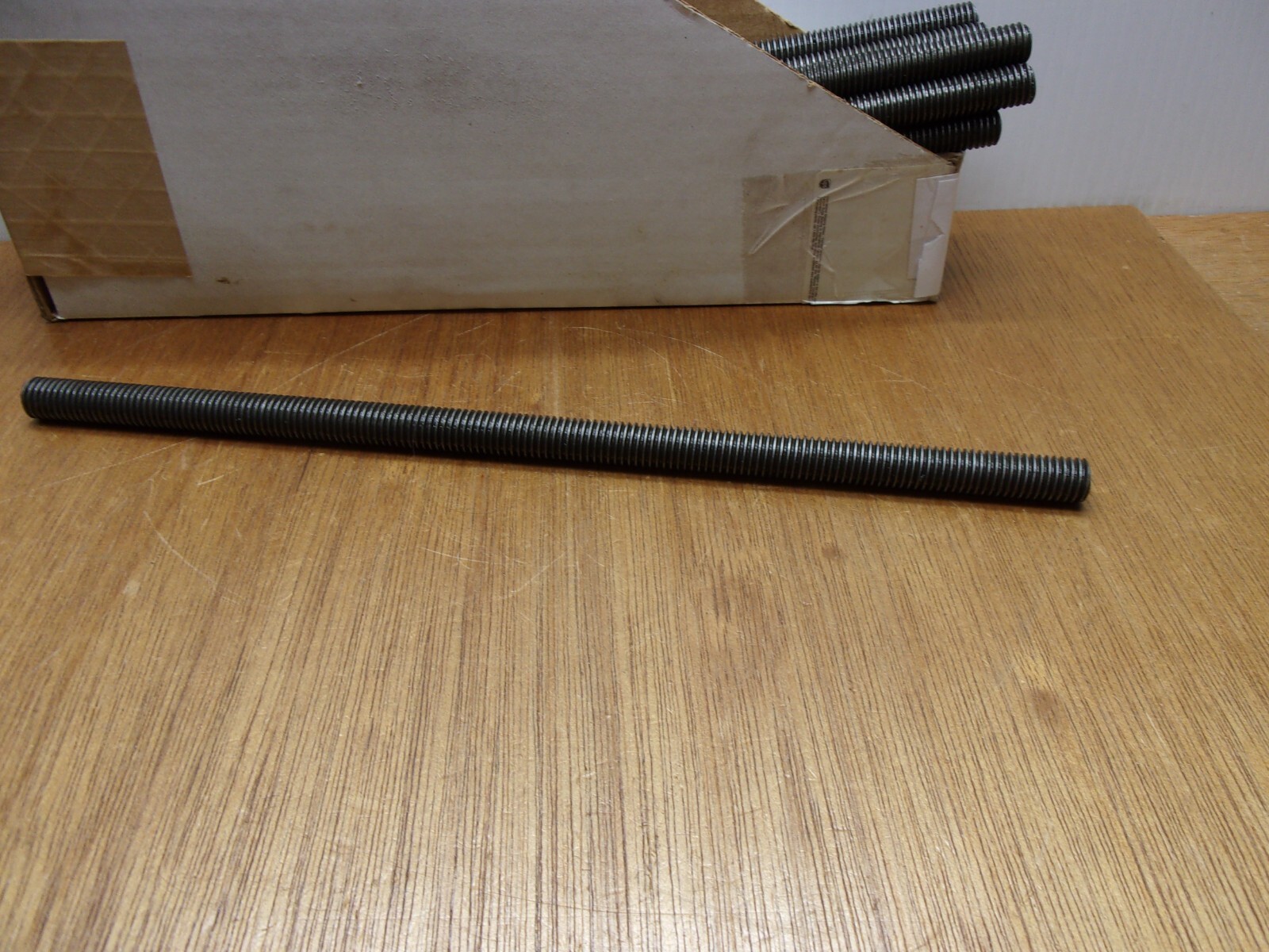1/2-13 X 12″ LEFT HAND Fully Threaded All Thread Rod Low Carbon Plain Steel LH