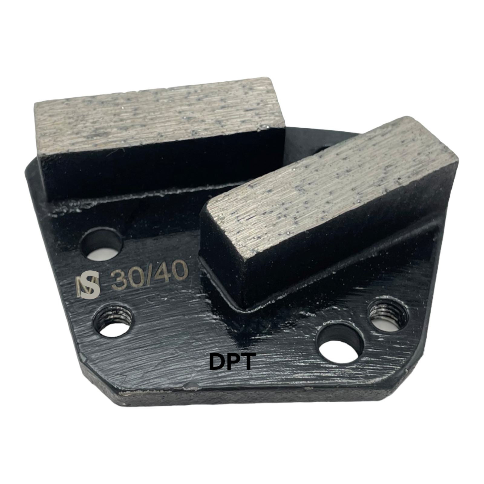 9 Pack Trapezoid Grinding Discs for Bolt on Concrete Floor Grinders Hard Bond