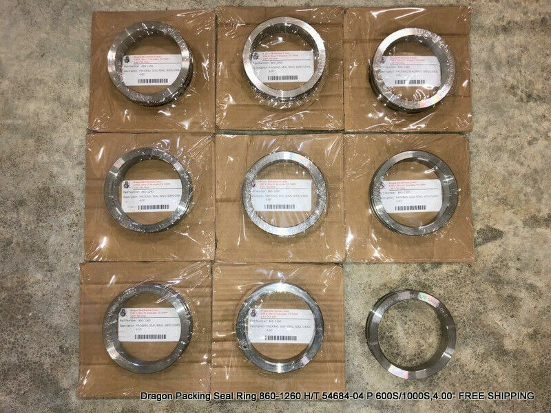 Dragon Packing Seal Ring 860-1260 H/T 54684-04 P 600S/1000S 4.00″ FREE SHIPPING