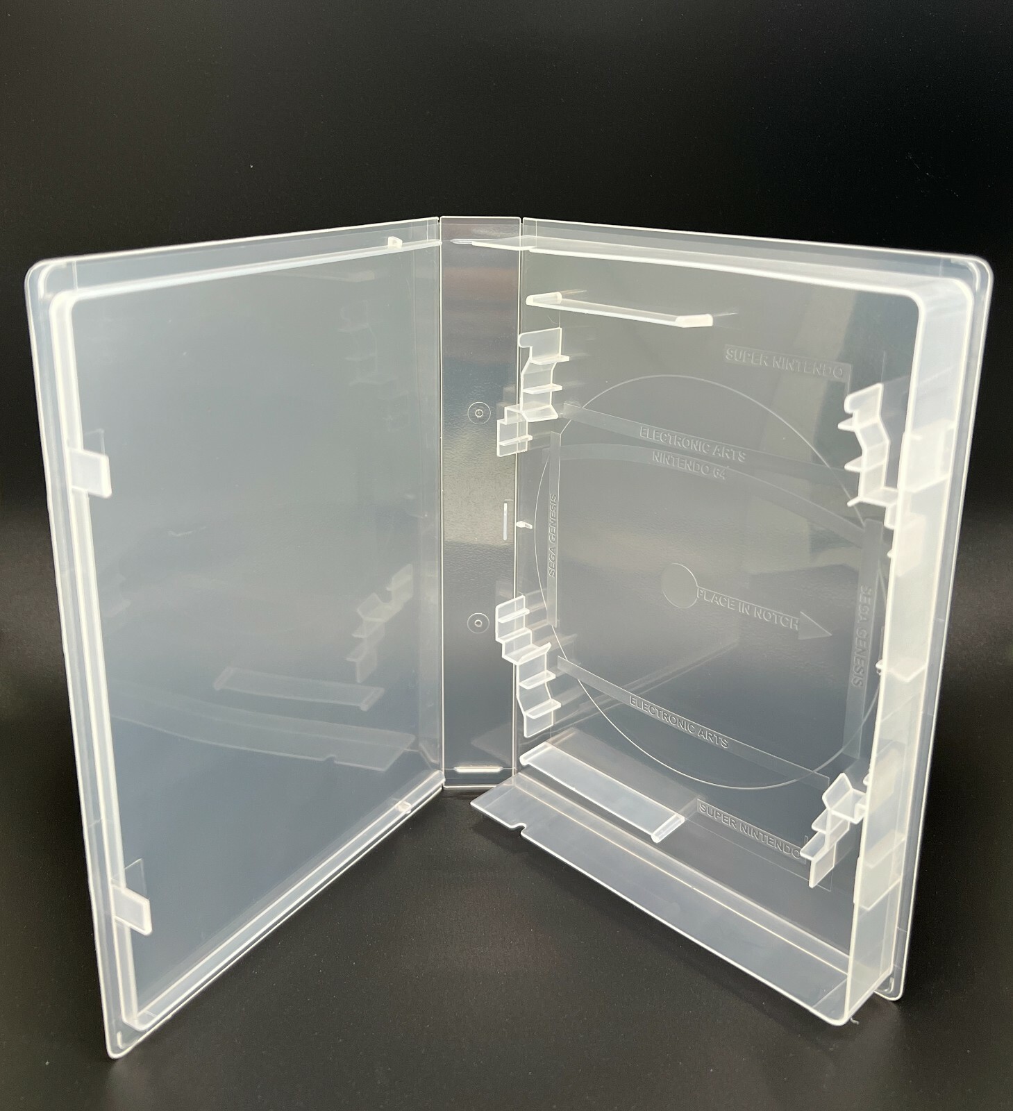 50 PCS High Quality 23mm New Universal Game Case Box, Clear, YM-UGC