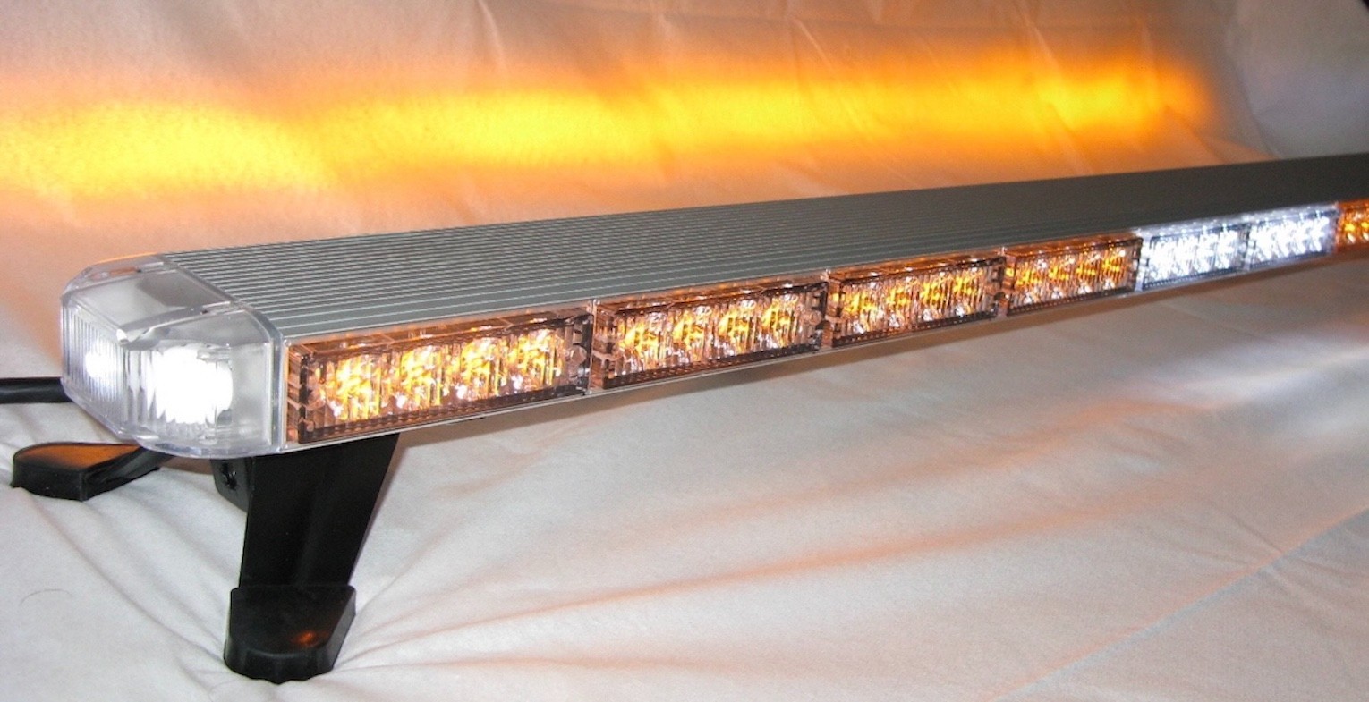 47” Amber LED Light Bar Tow Truck Plow Roll Back w/ CARGO & BRAKE/TURN SIGNAL