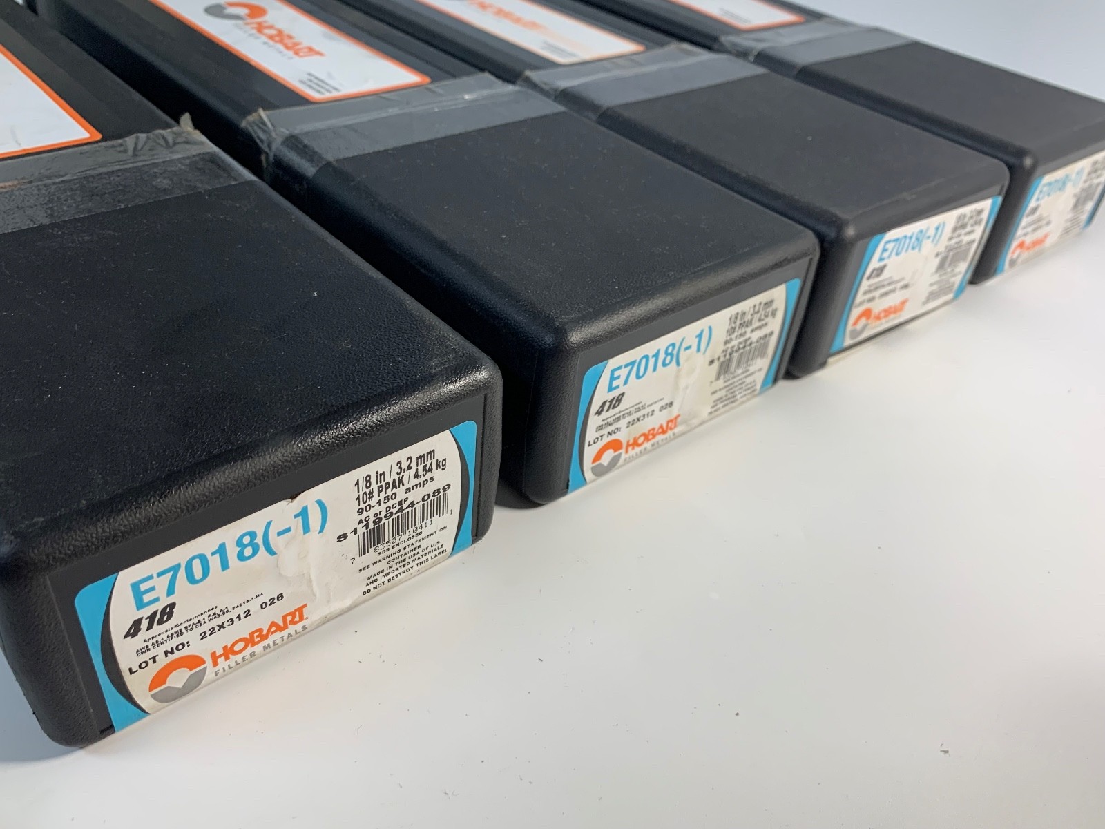 Hobart 1/8″ Stick Electrode Welding Rods E7018, 10 Lb each (40lbs TOTAL)