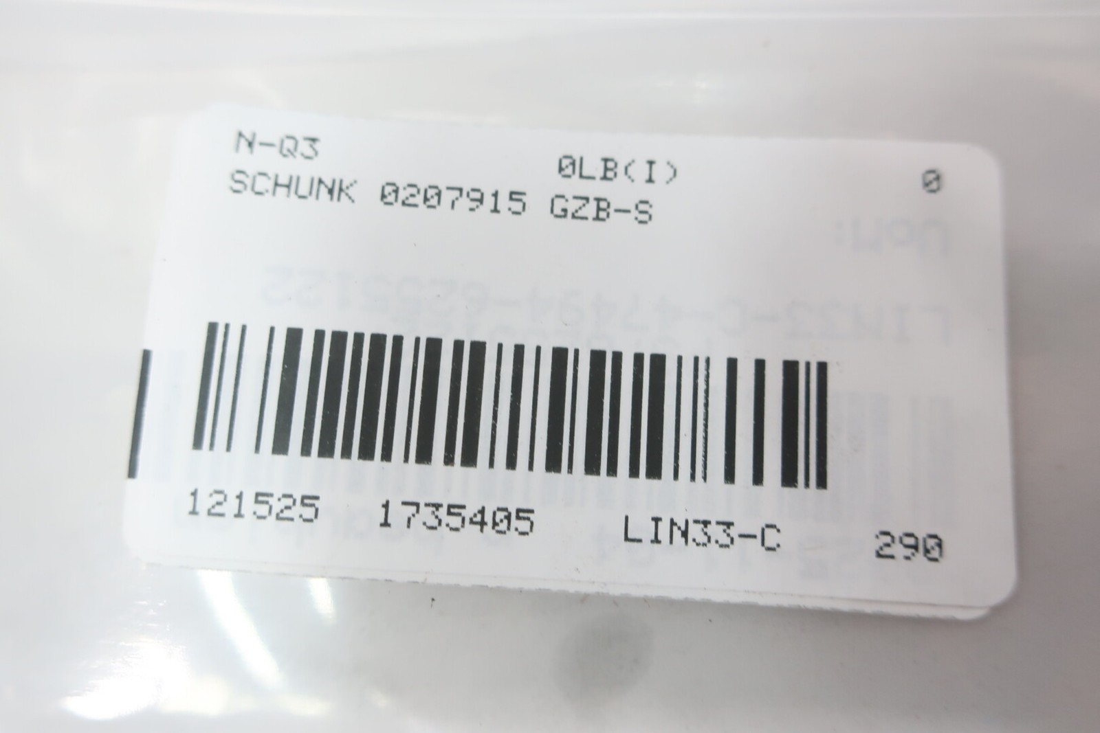Schunk 0207915 GZB-S Intermediate Sleeve