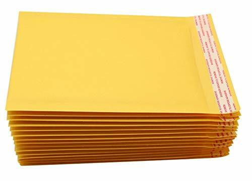 100 Yellow Pack Kraft Padded envelopes 10.5 x 15 Bubble Mailers 10 1/2 x 15