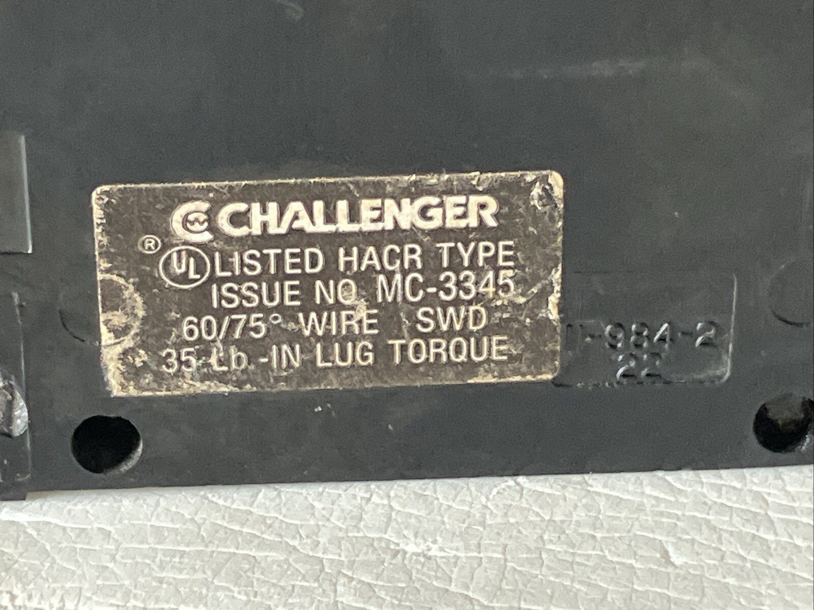 A115R Challenger American 1 Pole 15 Amp Wafer Circuit Breaker A115 CTL