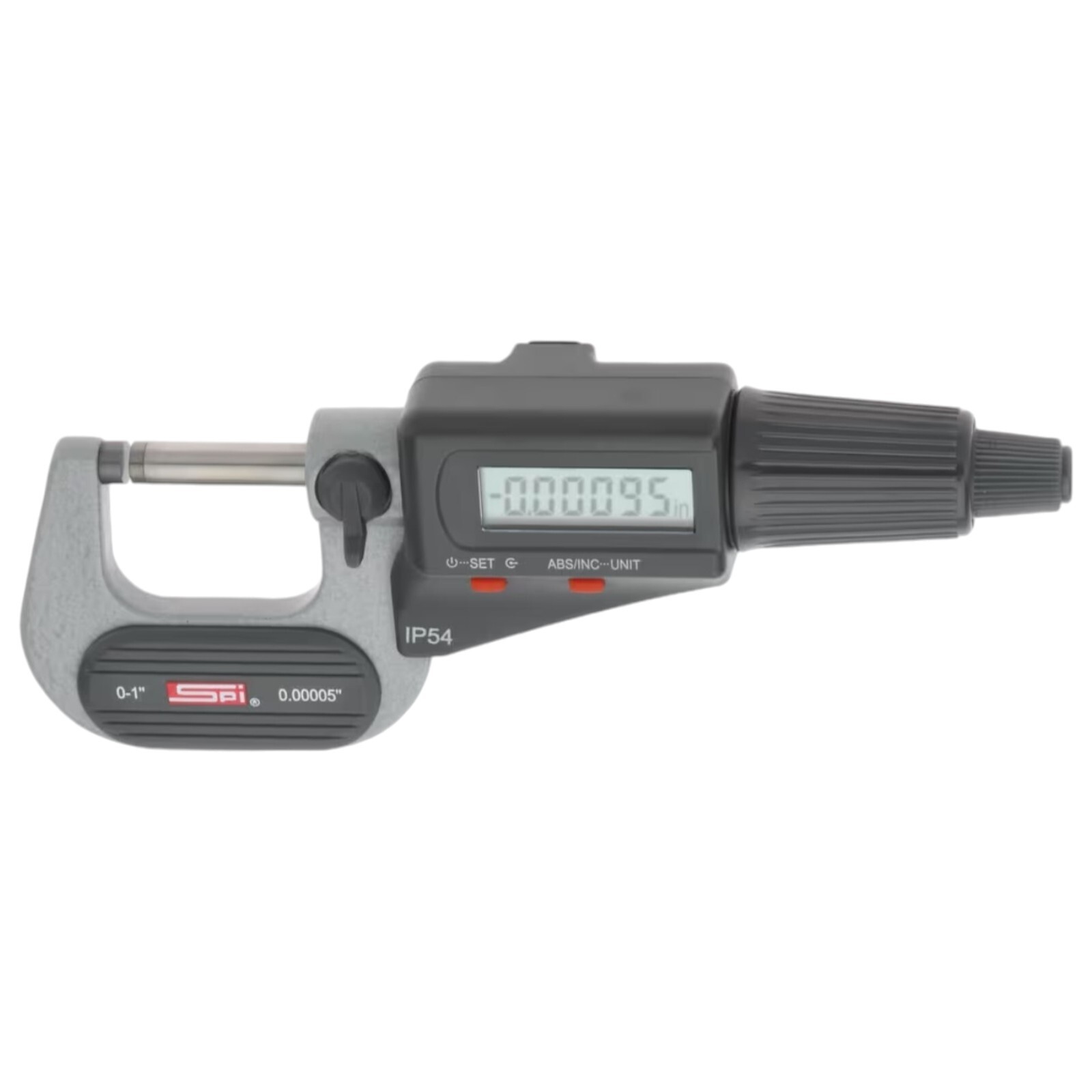 NEW SPI IP54 Digital Electronic Outside Micrometer 0-1″ Max, Carbide-Tipped Face