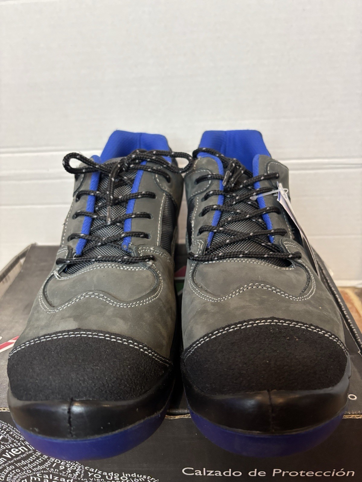 Joya Van Vien Work Shoes Size 10 Oil Resistant Non Conductive Leather & Fabric