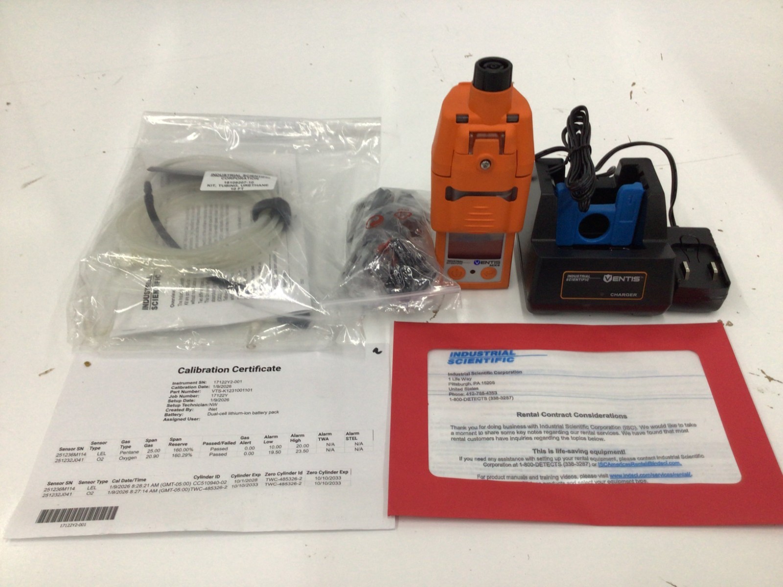 INDUSTRIAL SCIENTIFIC Multi-Gas Detector: IP66/IP67, Ventis MX4.