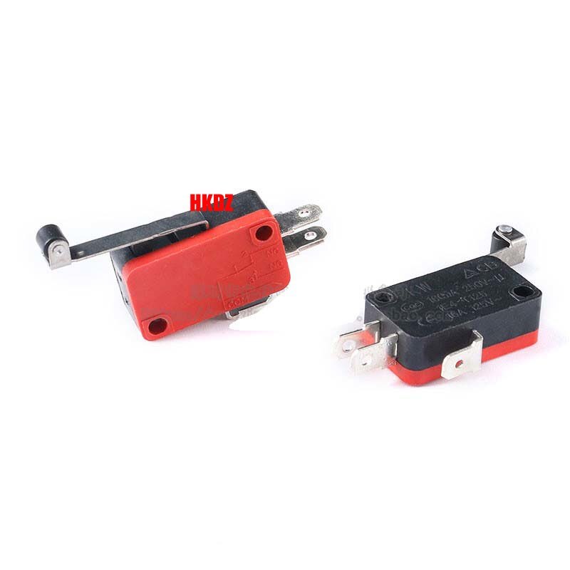 Microswitch Long Lever Pulley Roller SPDT Limit Switches V-15-1C25/KW7 2/3 Pin