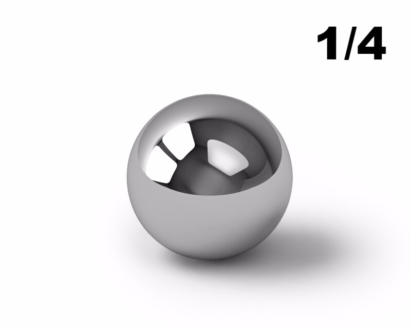 100 1/4″ Inch G25 Precision Chromium Chrome Steel Bearing Balls AISI 52100