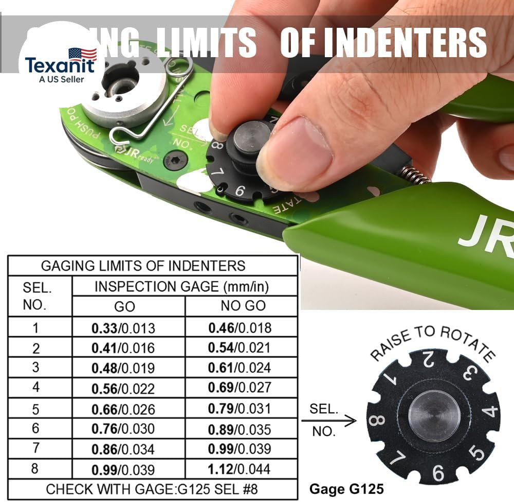 ST2060-AS2G M22520 2 01 Indent Crimper Kit NEW-AS2G 615717 Aviation Crimp Tool a