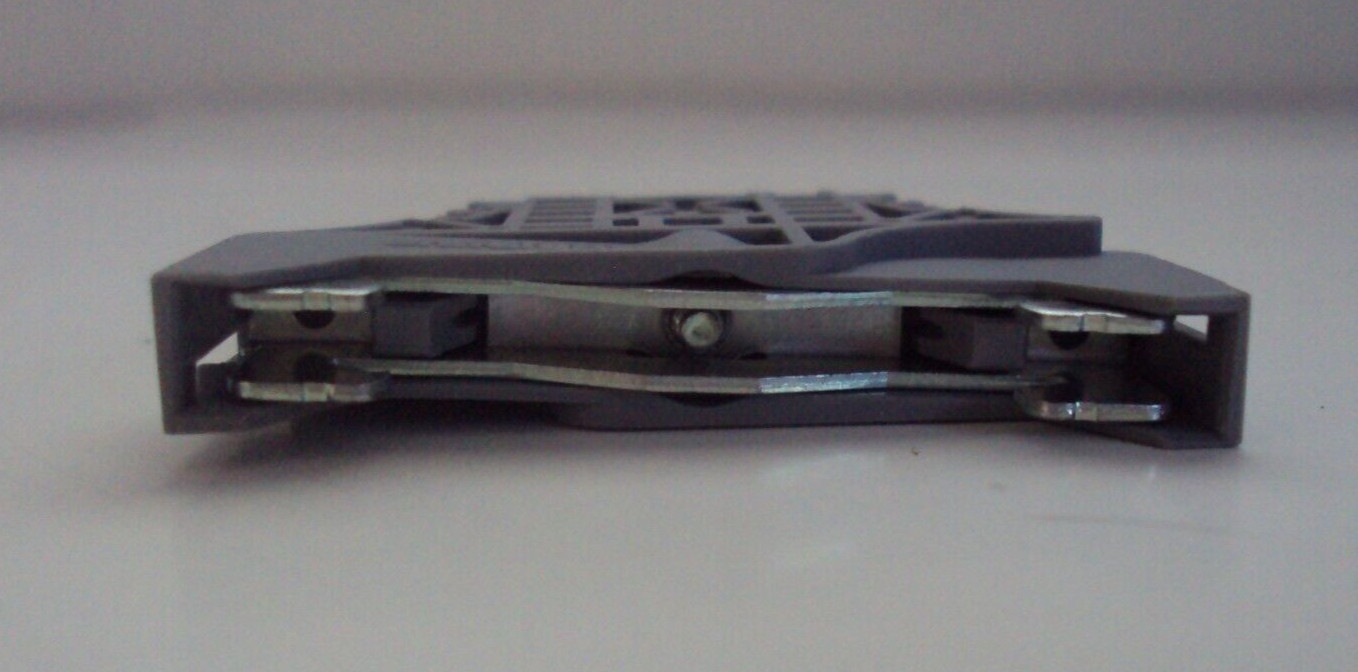 ENTRELEC END STOP P/N: BAM2 DIN RAIL MOUNT 10MM STEEL CLAMP GRAY (LOT OF 100)