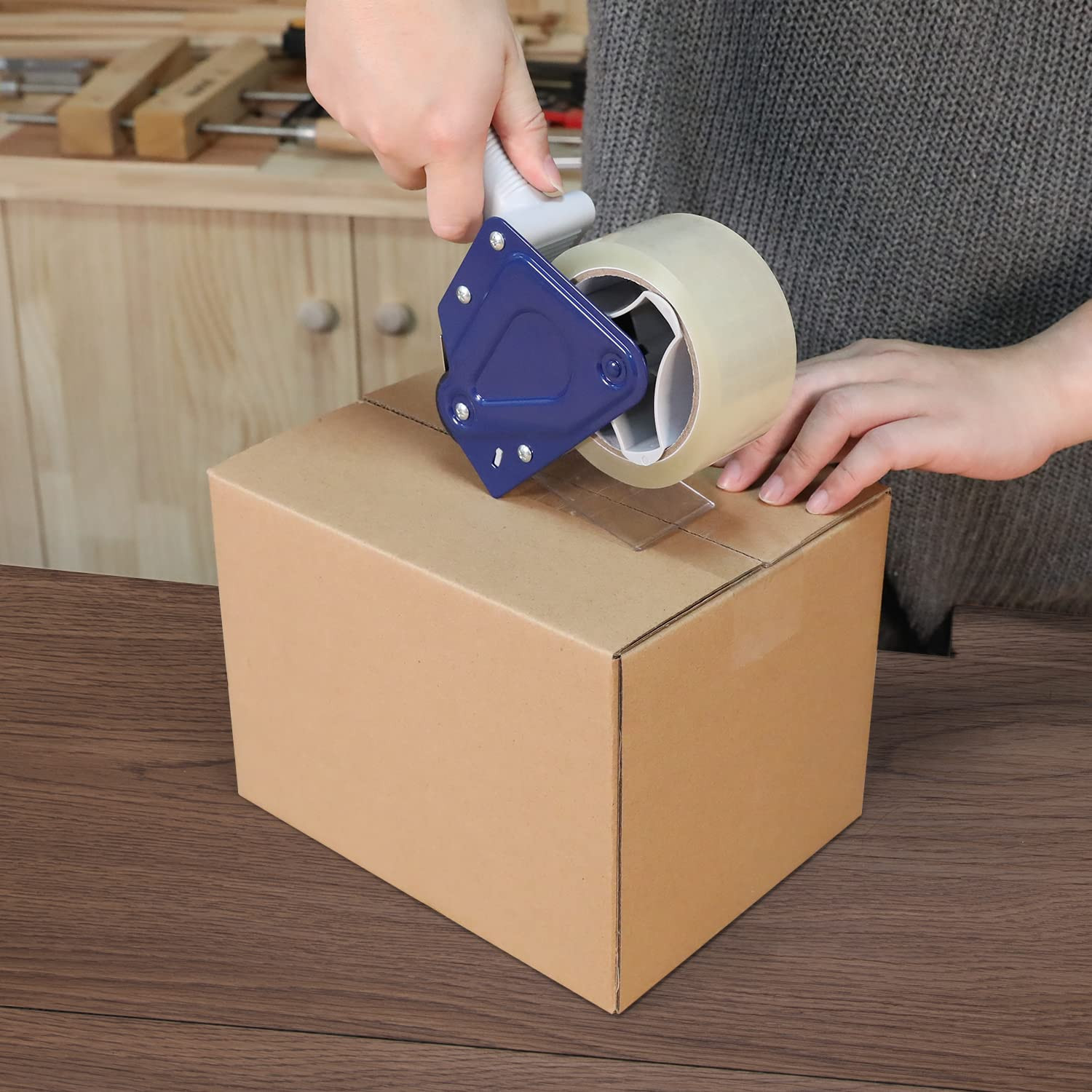 Shipping Packing Tape for Moving and Sealing Boxes, Clear, 1.9 in X 60.3 Yards,