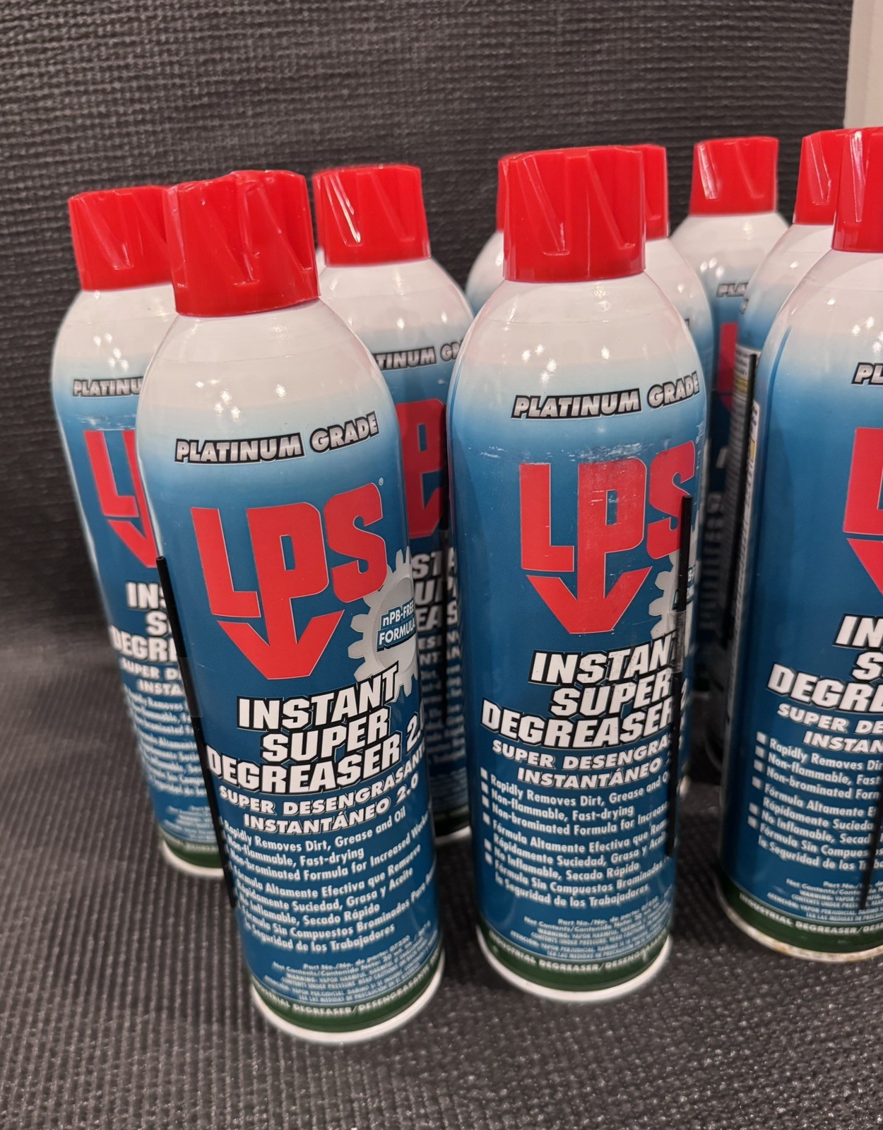 LPS 07220 Instant Super Degreaser 2.0 Heavy Duty 20 oz Aerosol Can – Pack of 11