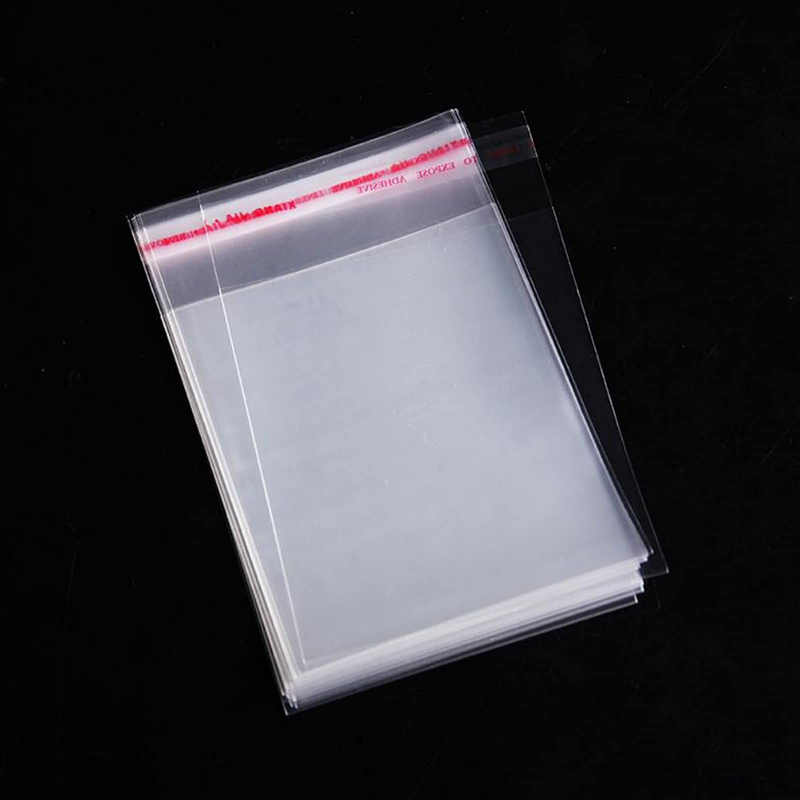 6×9 Inches 120 Pcs Self Sealing Cellophane Bags, Clear Cookie Bags for Gift P…