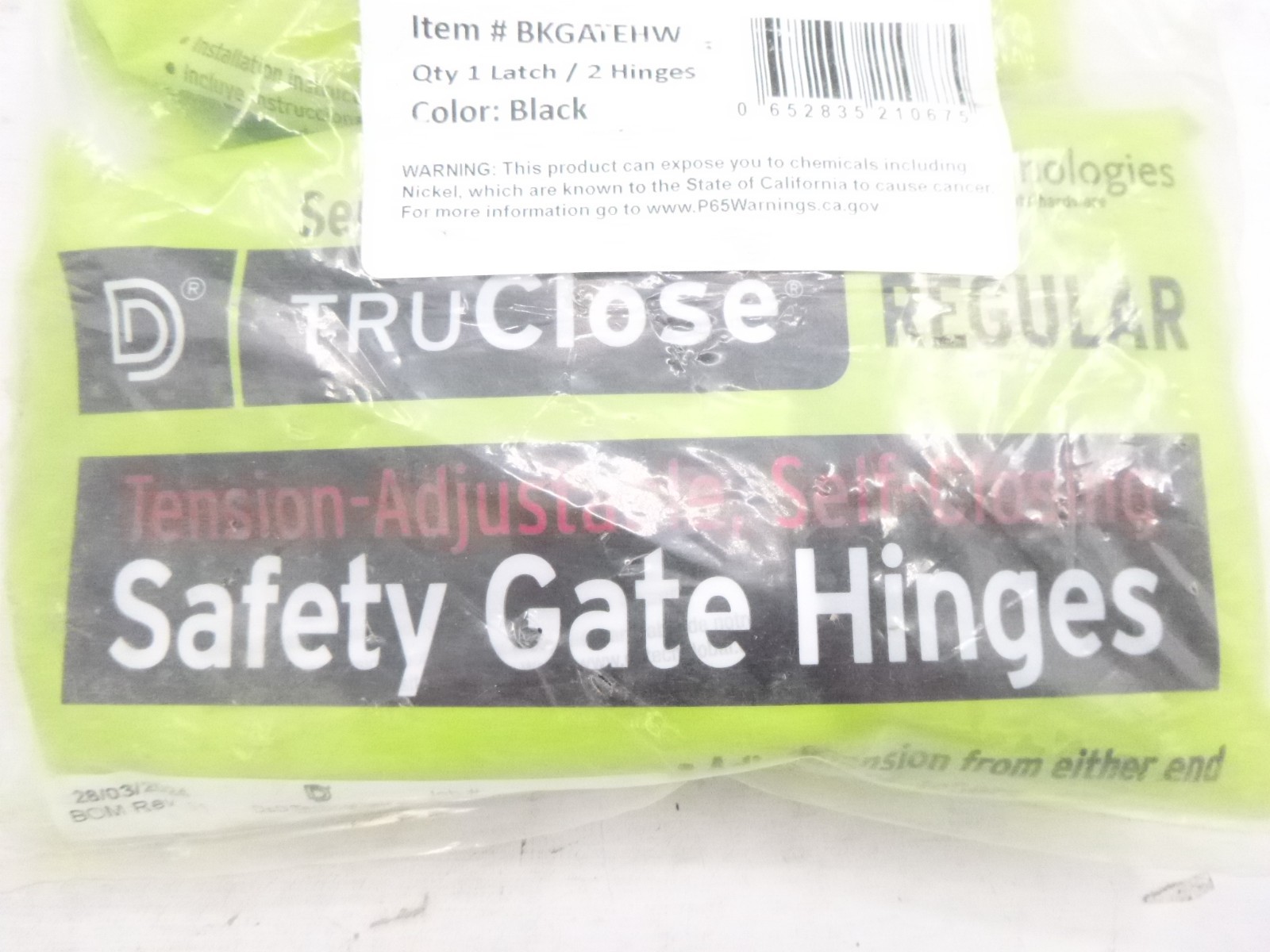 Trex Gate Hinge and Latch Set Hardware Pack BKGATEHW Black