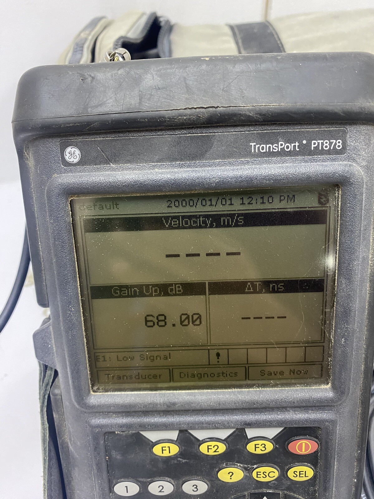GE Panametrics TransPort PT878-01 With C-PT-10-H-B-00-0, Transducer Pair , Bag