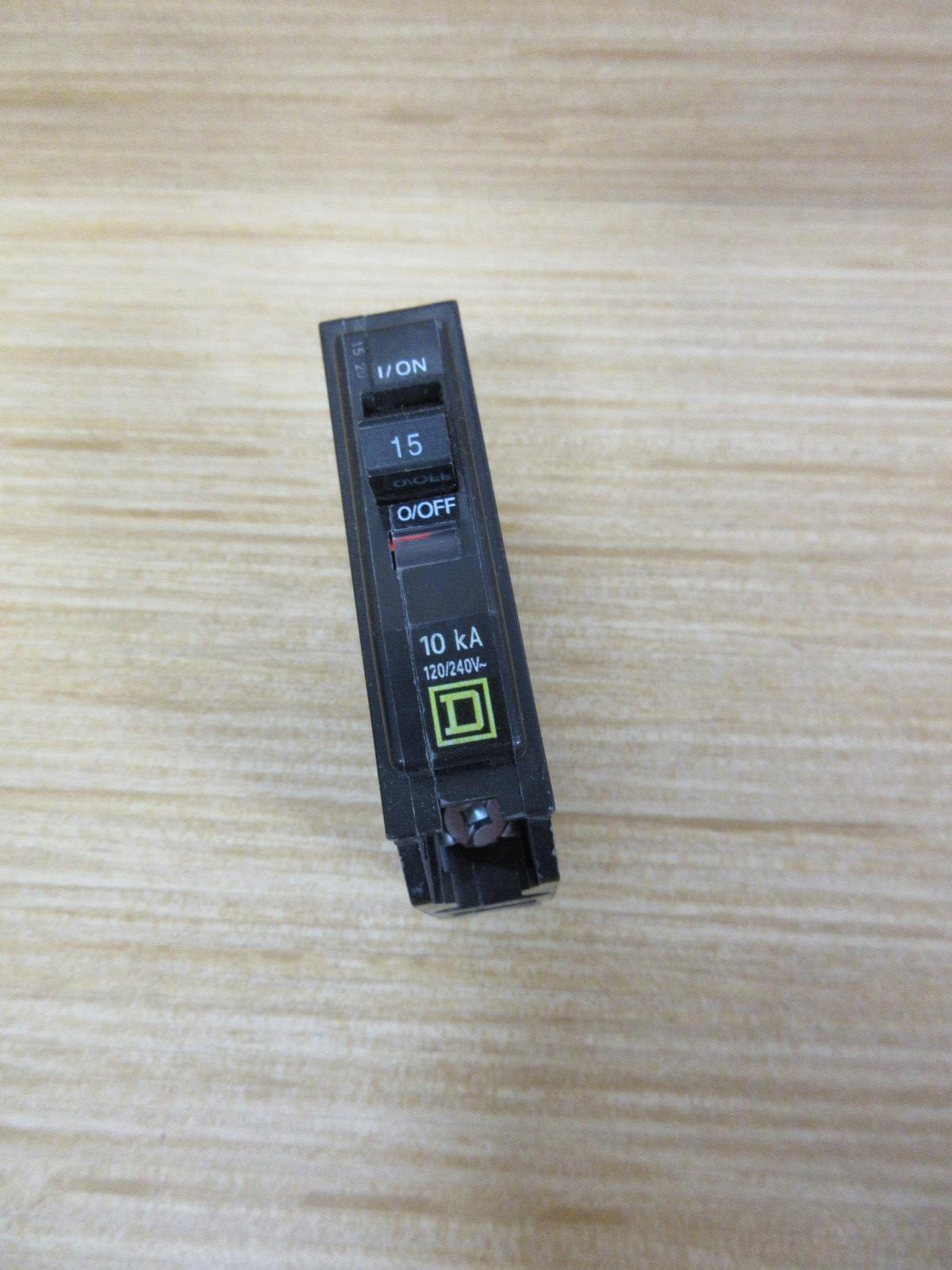 Square D QO-115 15A Circuit Breaker QO115 (Pack of 3)