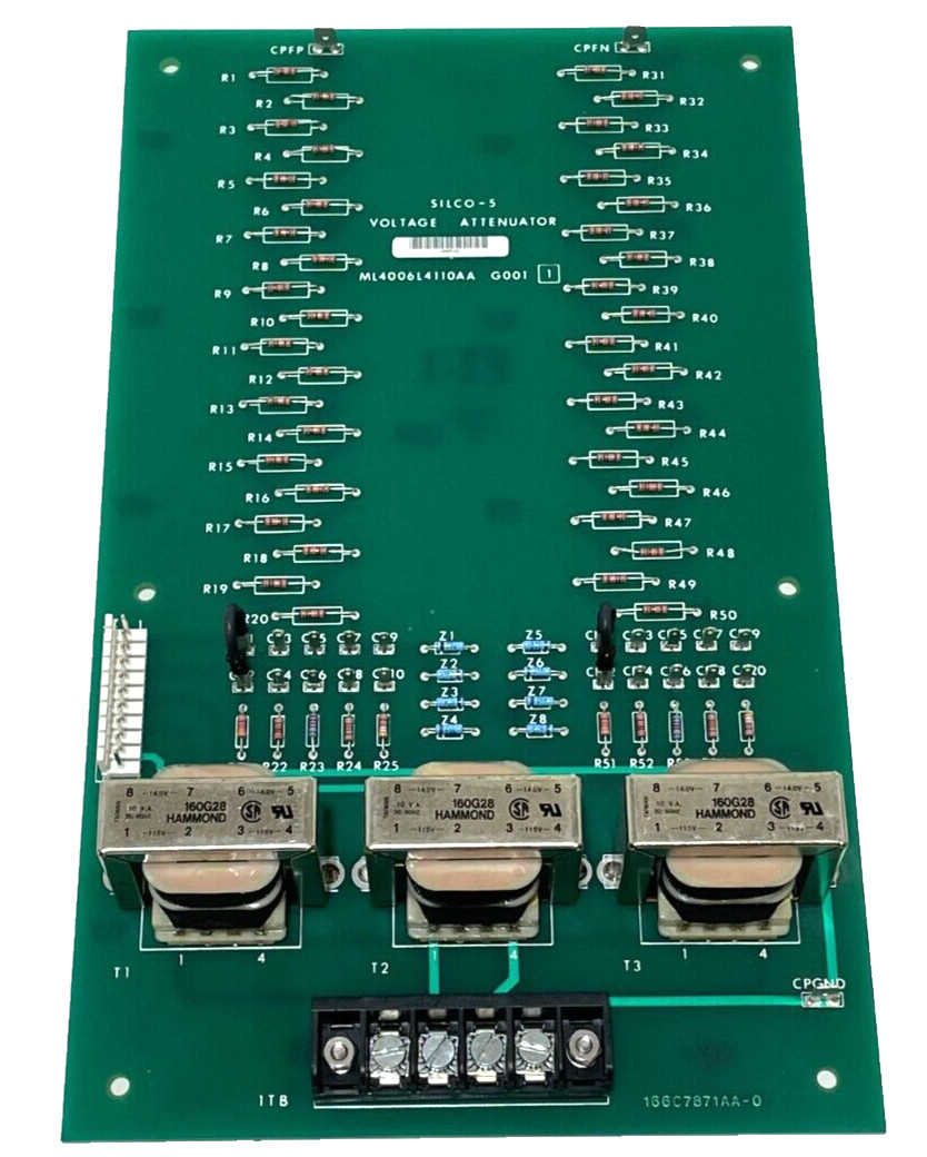 USED Silco ML4006L4110AA-G001 Voltage Attenuator Board