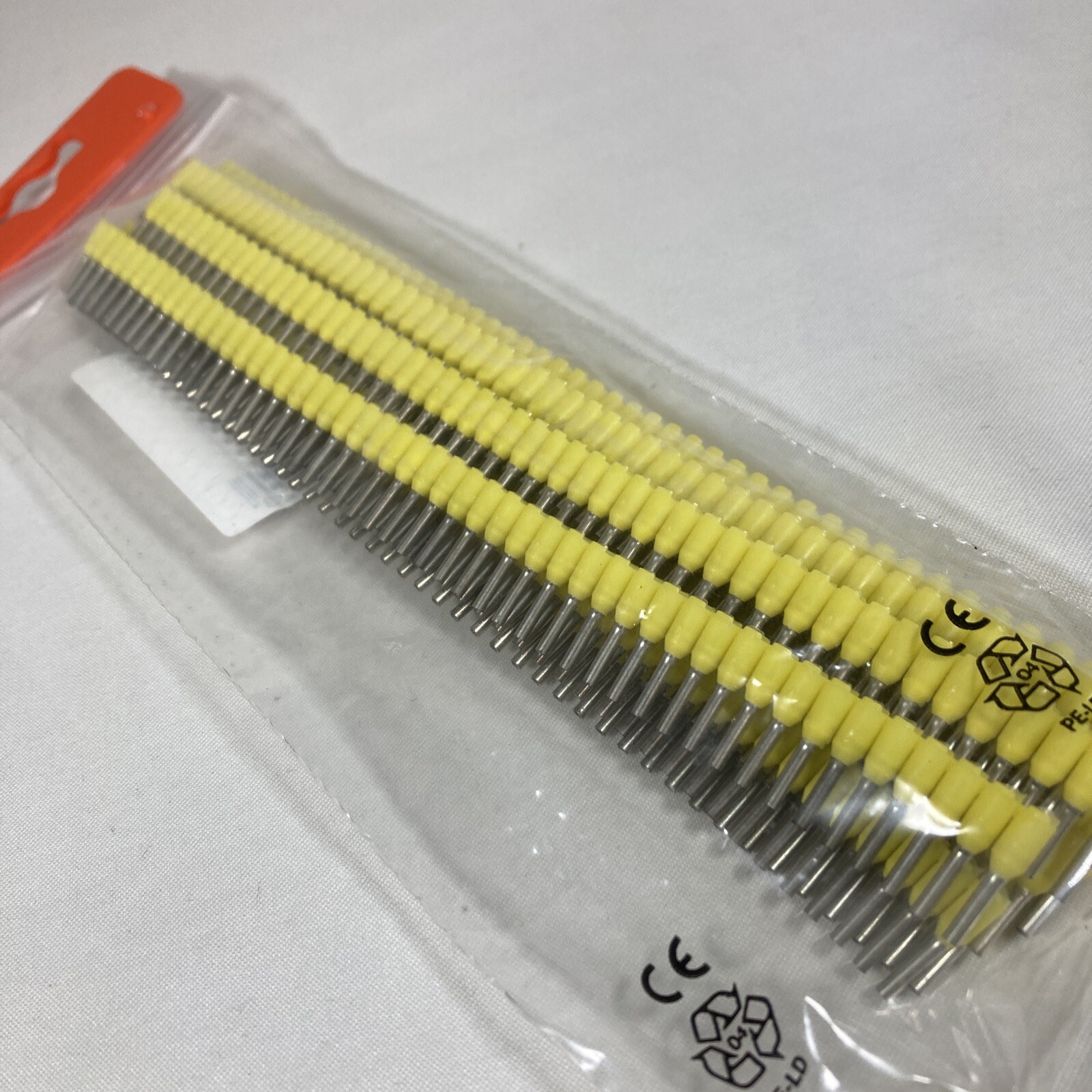 Lot 500pcs Weidmuller Wire Ferrules 17AWG H1,0/14 gelb BD, 8mm, Yellow – New