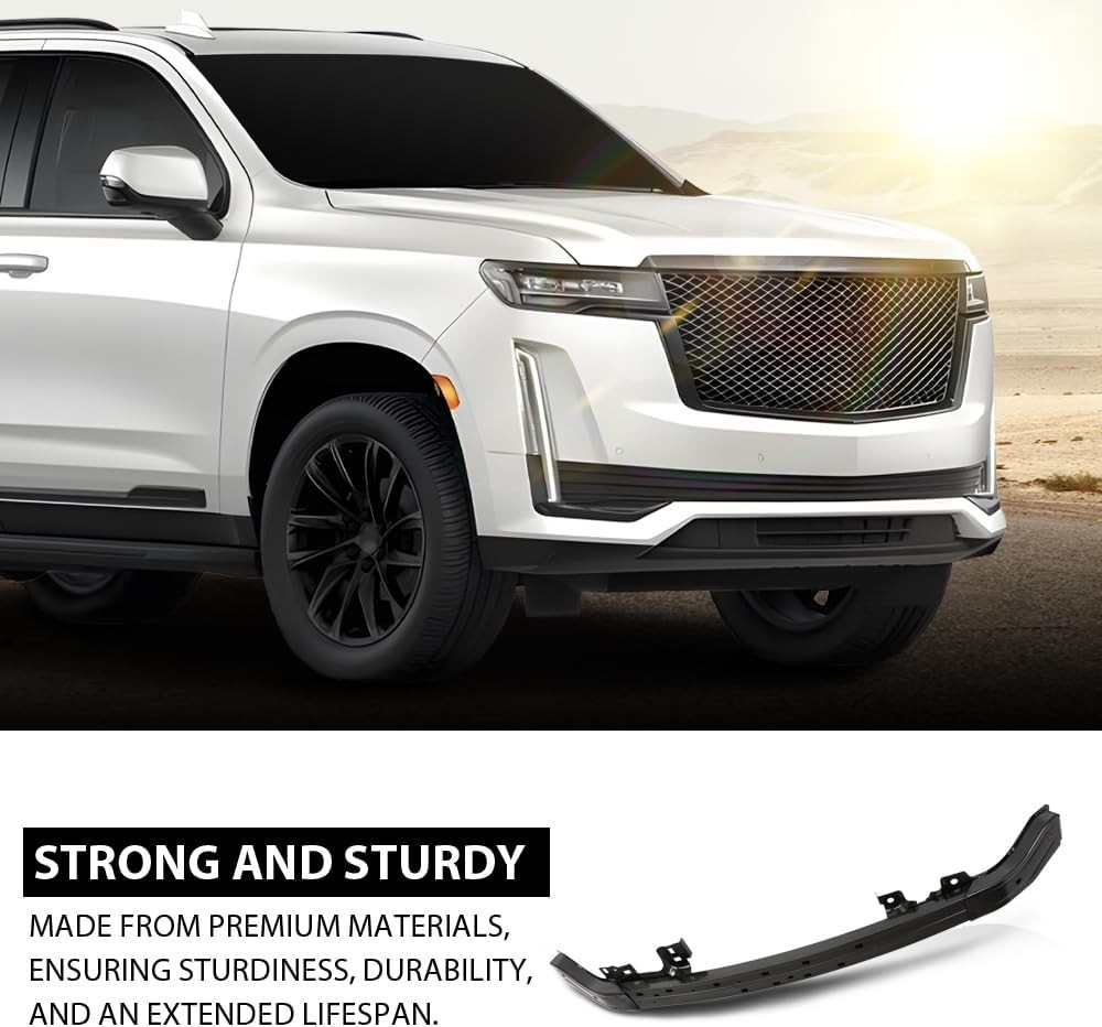 Black Front Bumper Reinforcement 2021-2024 Escalade Suburban Tahoe Yukon