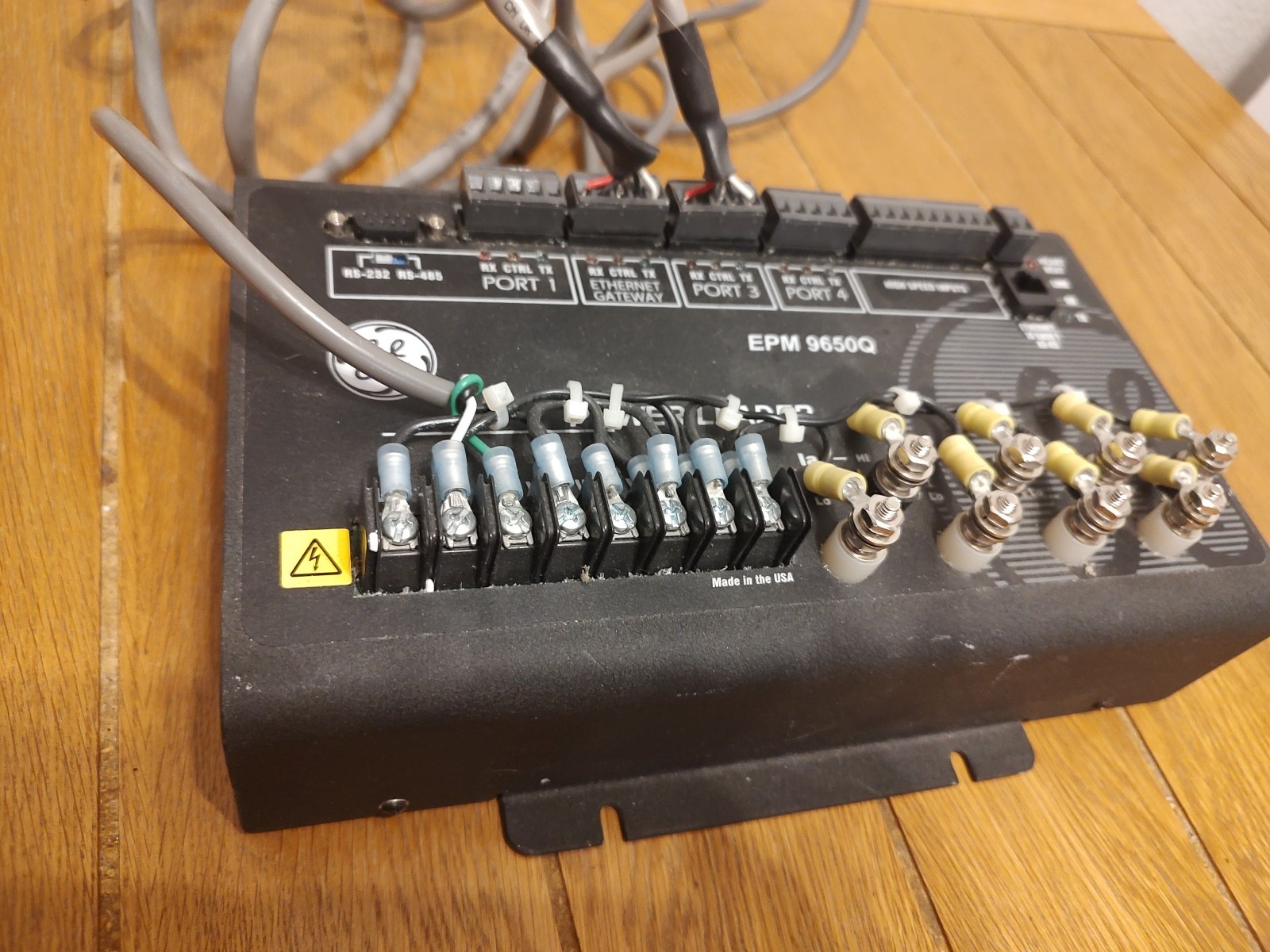 GE NEXUS 1250-G-D2-60HZ-INP10-2MEG / EPM 9650Q / POWER INPUT 90-276V AC OR DC