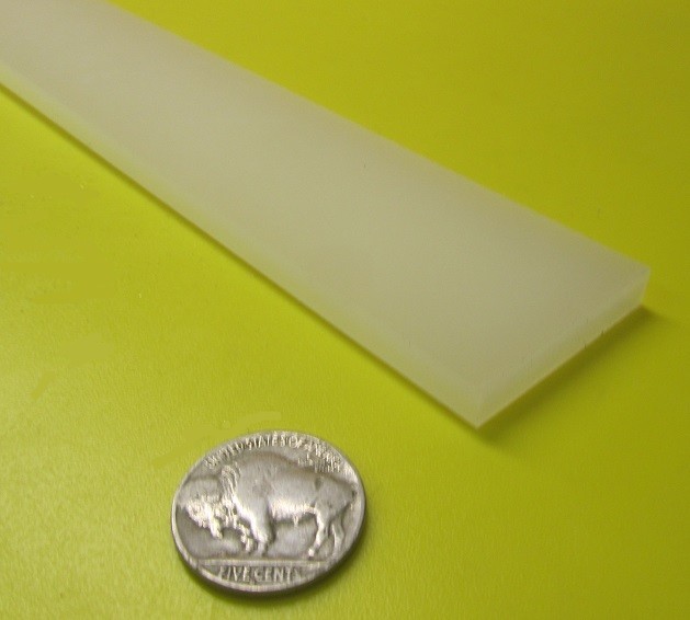 Polypropylene Bar 1/4″ (.250″) Thick x 1.50″ Wide x 48″ Long, 8 pcs, 32 feet