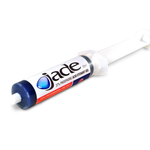 Dental BLUE 37% Acid Etching Gel 50ml & 50 Tips & 4 1.2ml Syringes Etch Jade