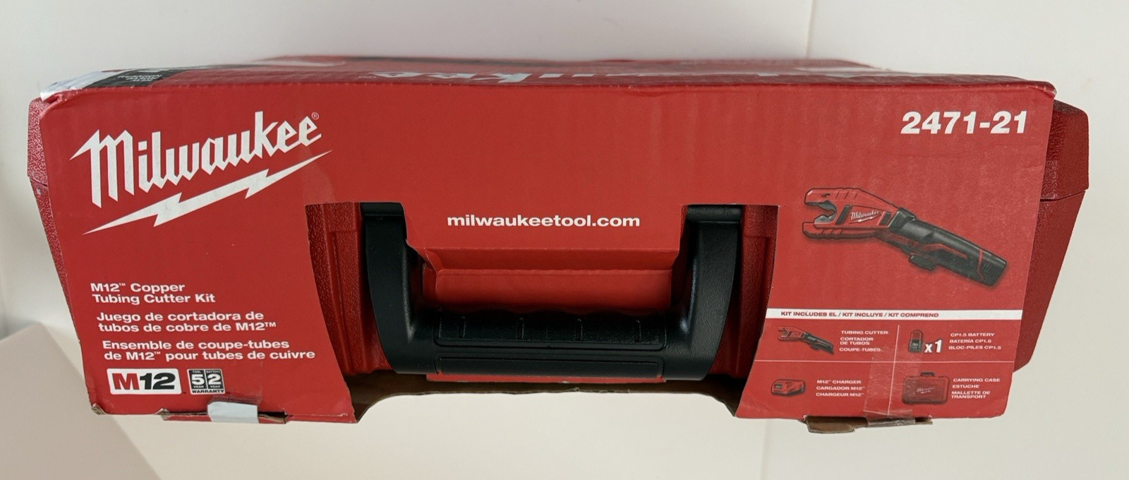 Milwaukee 2471-21 M12 12V Cordless Copper Tubing Kit Red Brand New