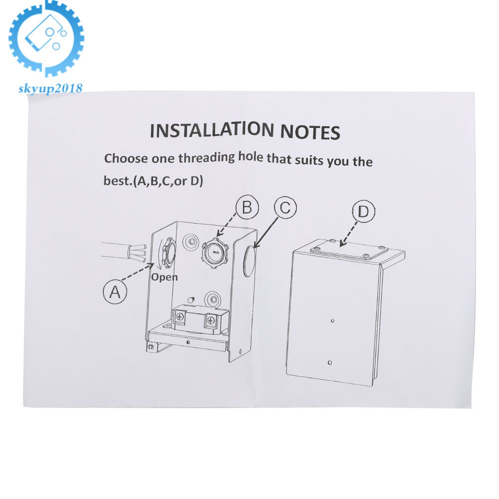 30A Power Outlet Box 4-Prong Power Outlet Box 125/250V NEMA L14-30R ETL Listed