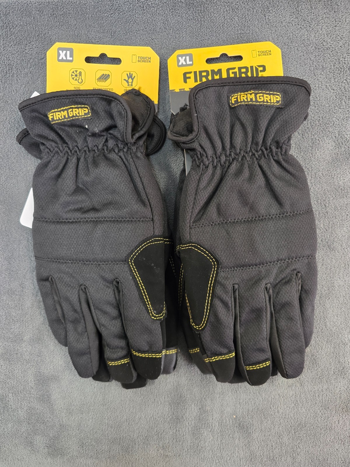 (2) Firm Grip X-Large Winter Utility Gloves with Thinsulate Liner 2186