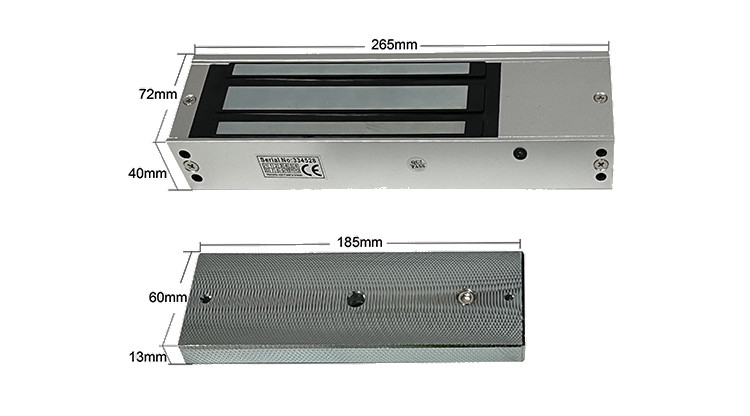 12V Electric Magnetic Door Lock Electromagnetic 540KG (1200LB) Access Control