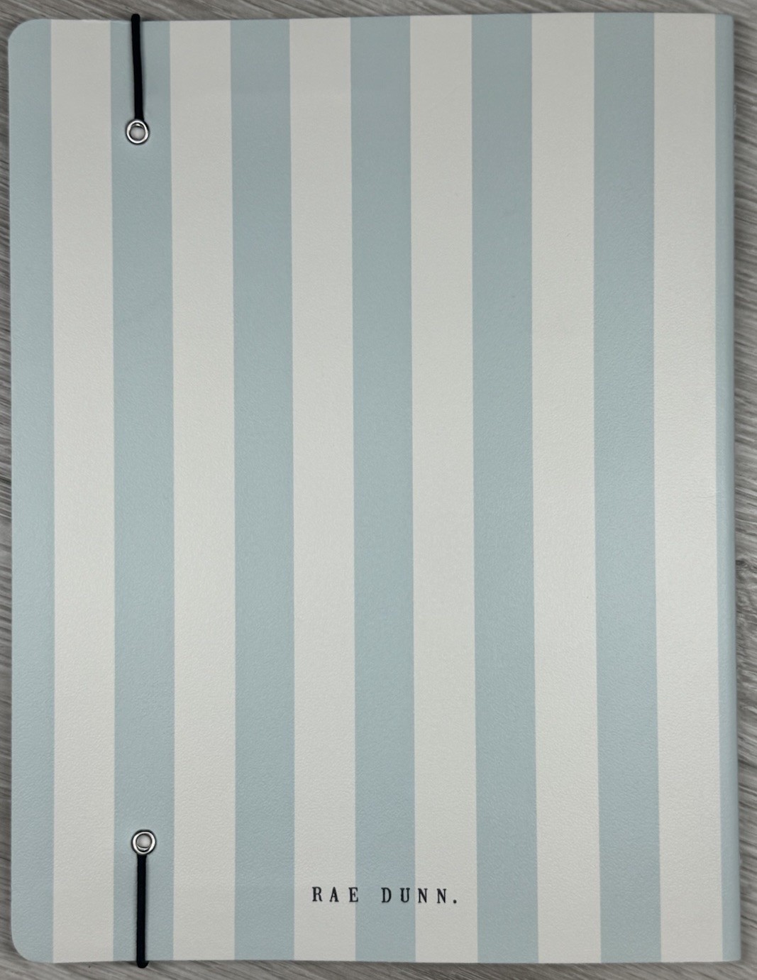 RAE DUNN 2026 2027 Monthly Calendar Planner STRIPED Blue 2027 Size 9.75 X 7.5″