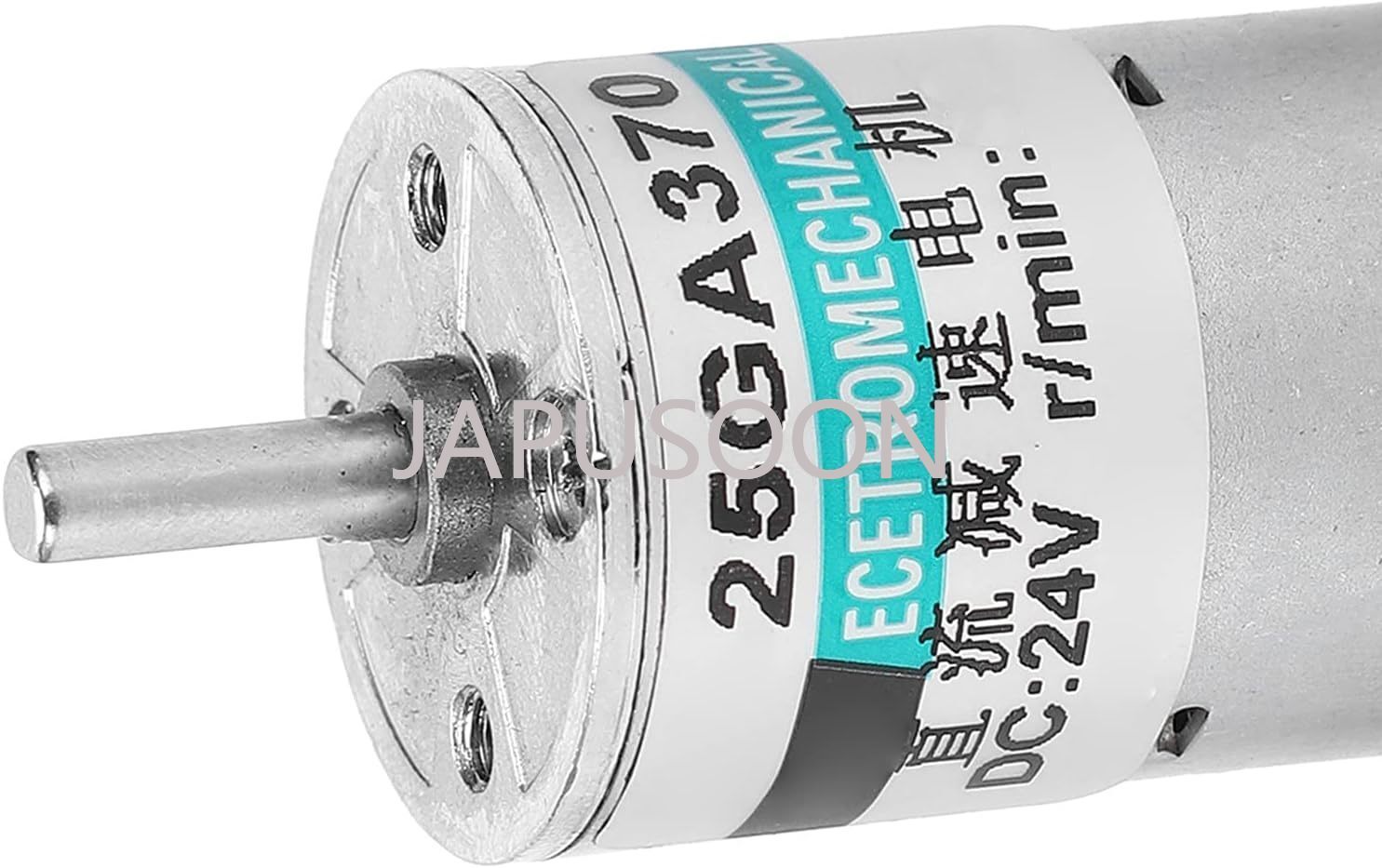 12V/24V Electric Micro Miniature Geared DC Motor 2 W CW/CCW 5~300 RPM Low Speed