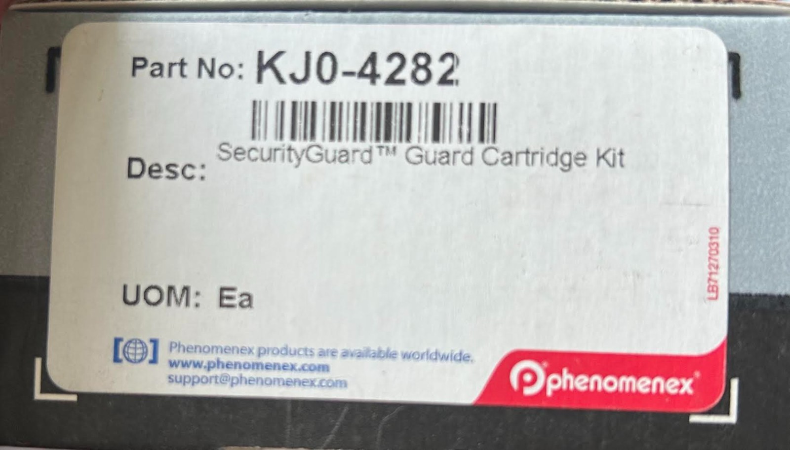 Phenomenex KJ0-4282 Guard column -SecurityGuard Guard Cartridge Kit
