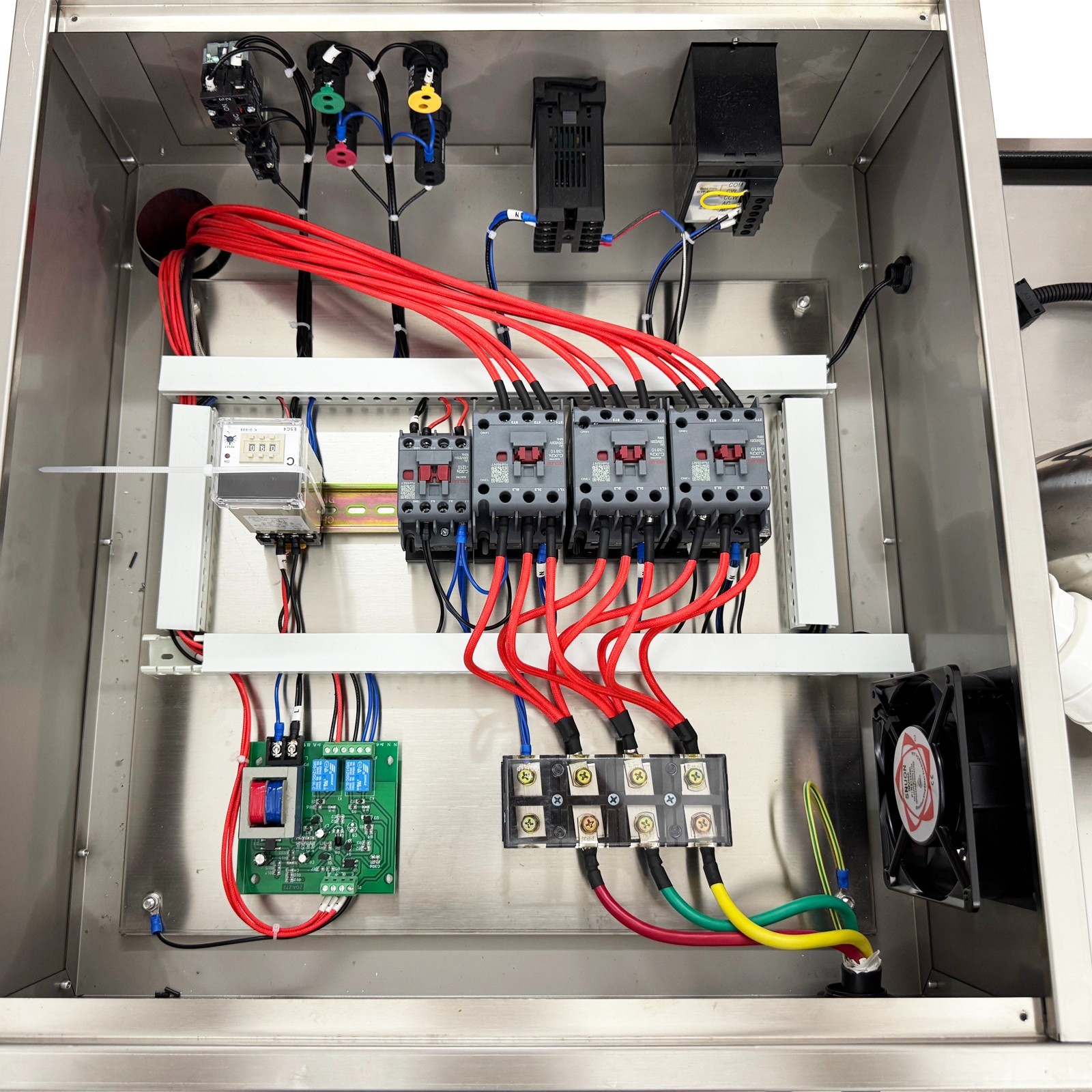 220V 24KW Steam Label Shrink Machine 3-Phase 0-100°C PVC/PET/PP/PA