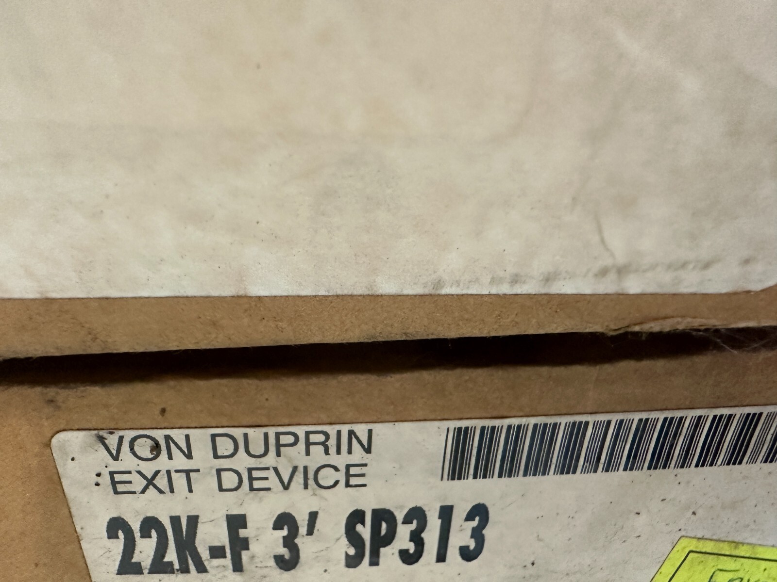 Von Duprin 22K-F 3′ SP313, 139001 Exit Device 299F Strike New in Box