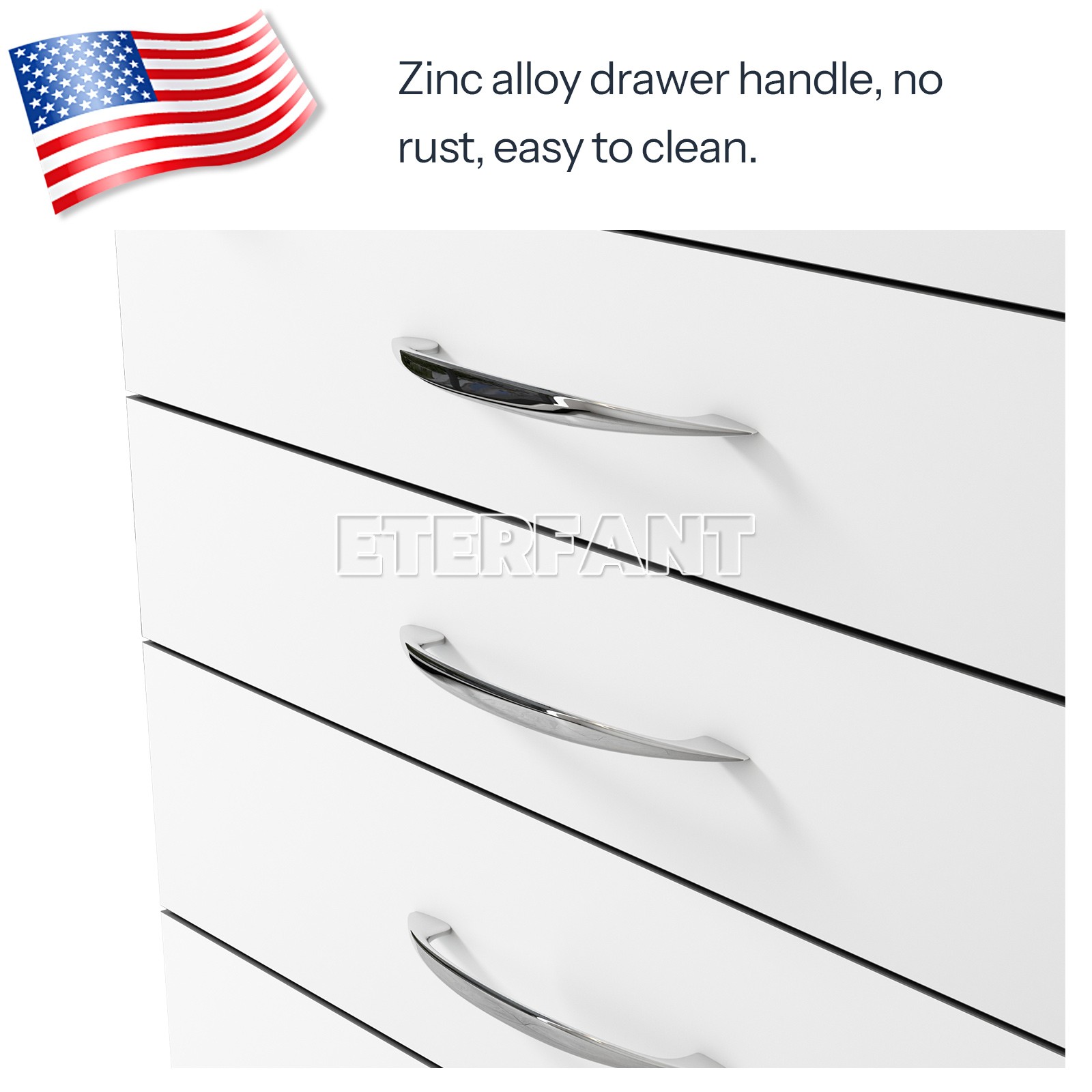 Dental 4 Drawers Mobile Acrylic Cabinet Wooden Cart/Trolley Cart with Socket US