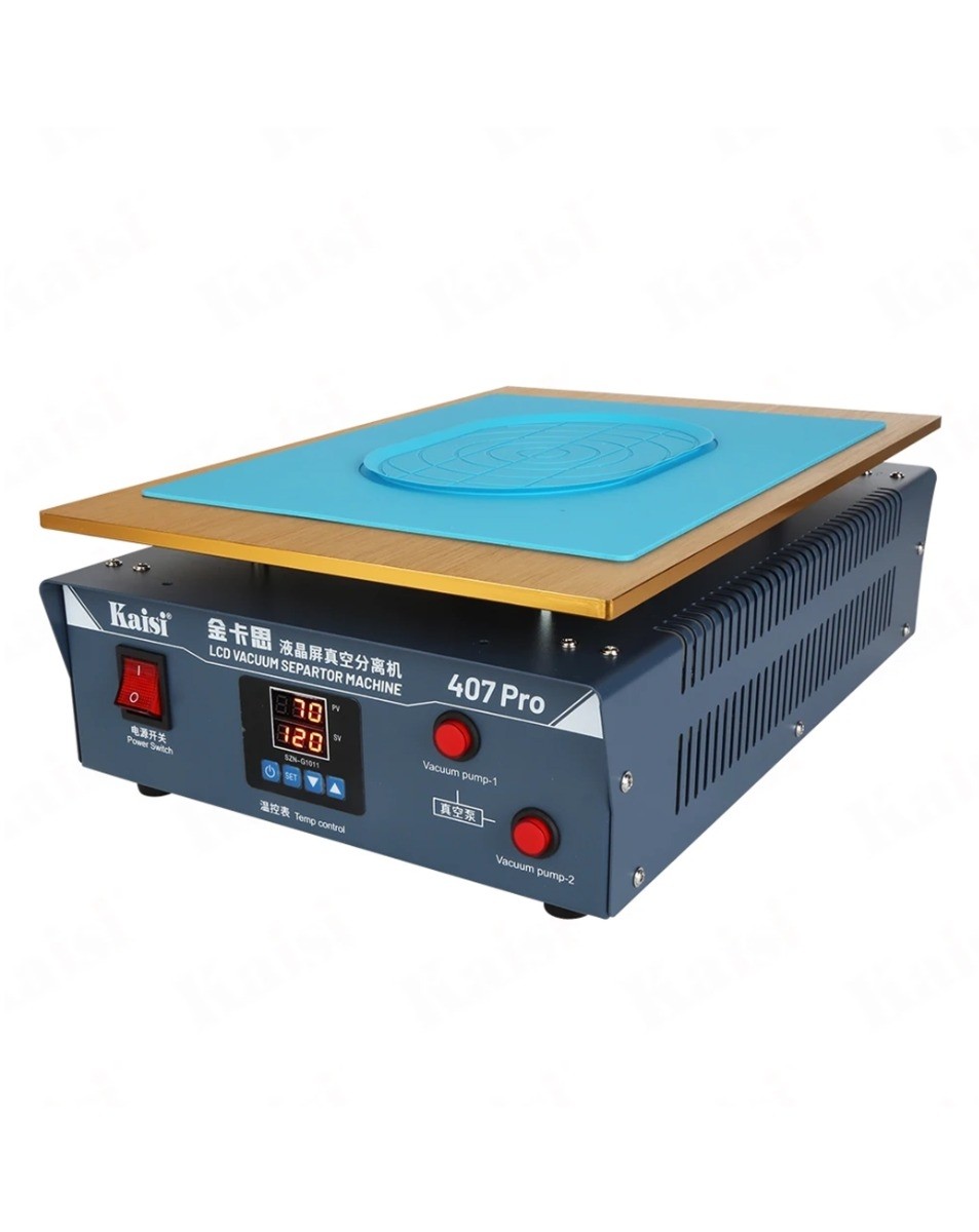 Kaisi 407 Pro 18inch Multifunction Built-in Dual Vacuum Pumps LCD Separator Pum